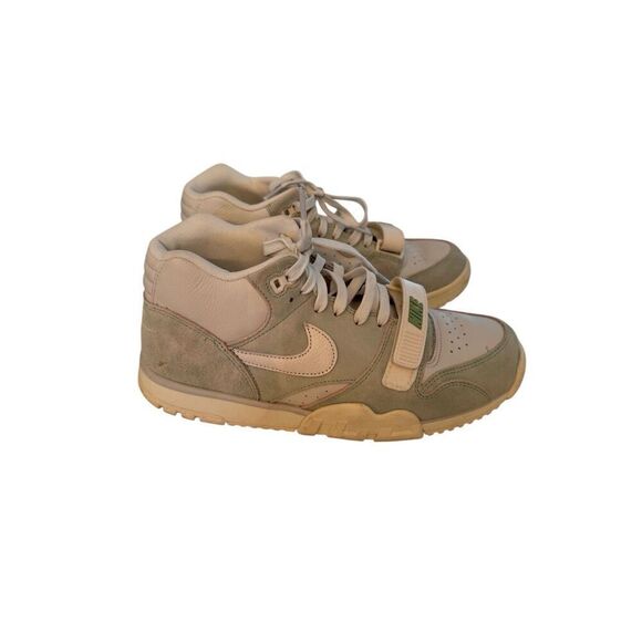 Nike Air Mens Enamel Green Sail Summit White Trainer 1 Sneaker Shoes Size 9.5